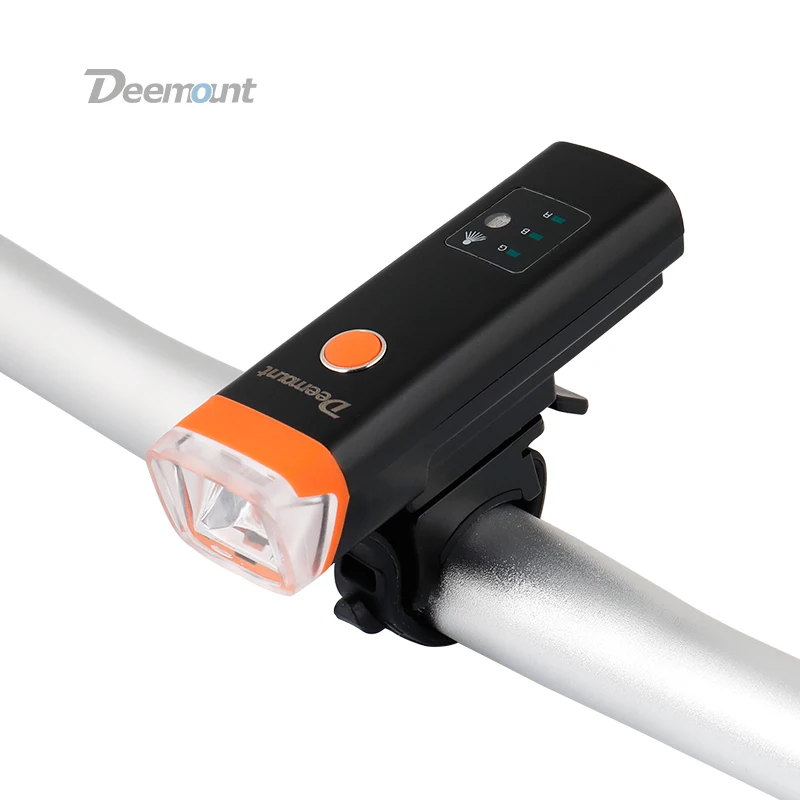 Deemount велосипедный головной светильник, светильник-вспышка, USB зарядка, светодиодный фонарь, фонарь для велоспорта, велосипедный передний светильник, отрезной линейный светильник, видимый