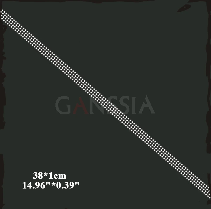 10 шт./лот Стразы с простой линией горячей фиксации для украшения краев