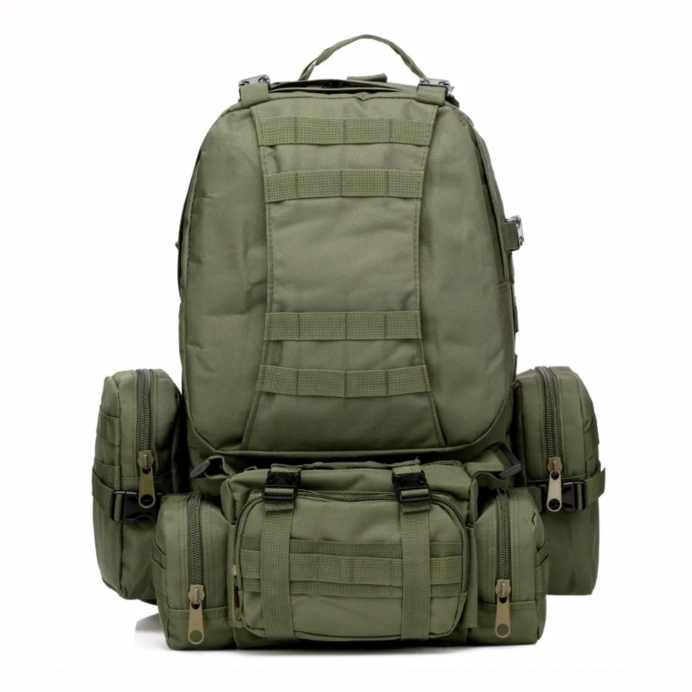 50L Molle тактический рюкзак водонепроницаемый 600D штурмовой наружный туристический спортивный небольшой рюкзак военной расцветки Рюкзаки рюкзаки охотничья сумка