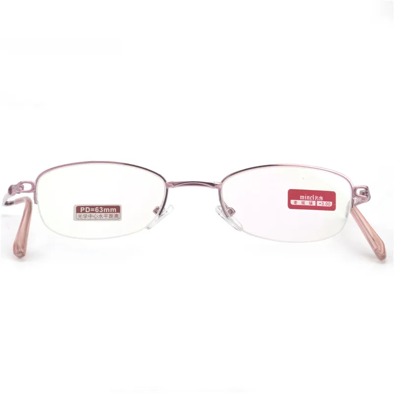MINCL/складные Асферические смолы плюс пленка розовые очки для чтения женские