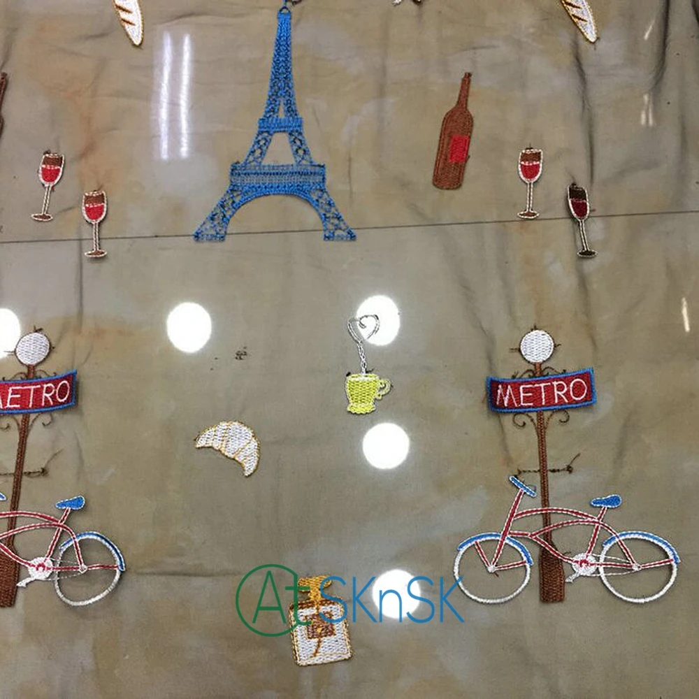 Винтажный стиль вышивка тюль кружевное платье для Diy кружева ткань аксессуары