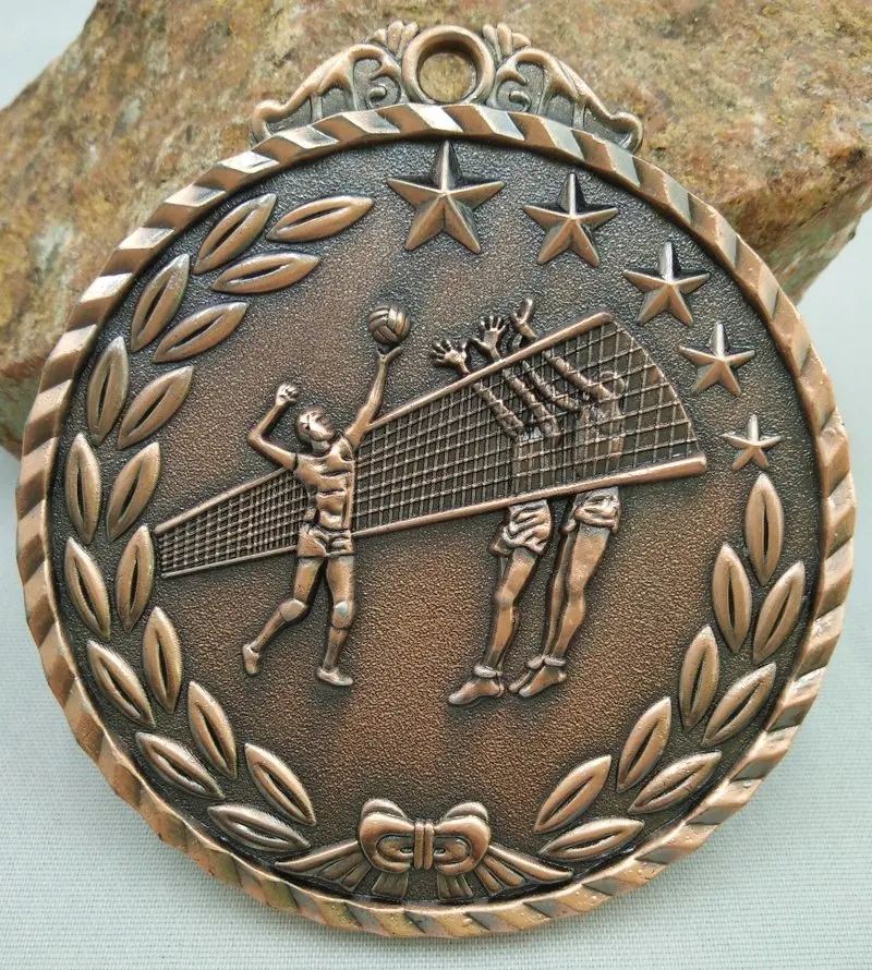 Медали для волейбола школьные мероприятия индивидуальные металлические игры