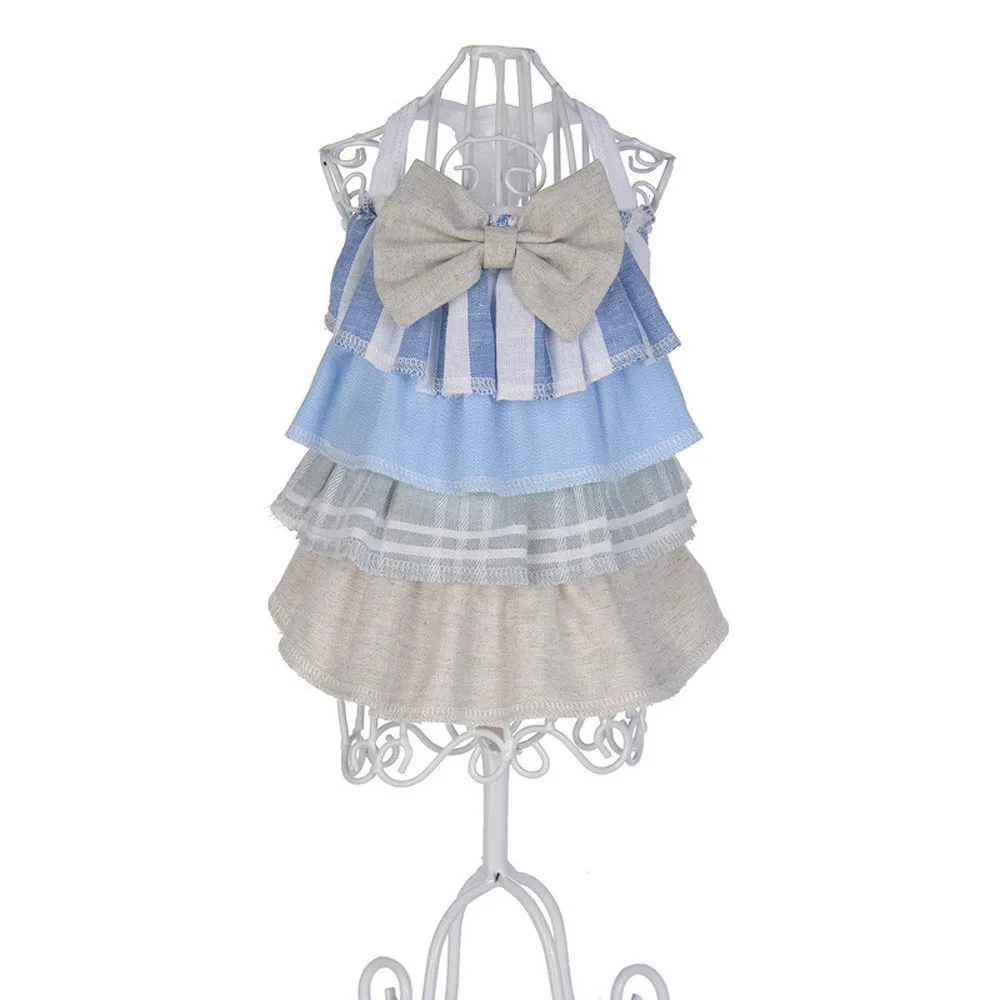 A Transer Vestido Perro; сезон весна-лето; юбка-торт с бантом; маленькое платье; костюмы для собак; Модная одежда для домашних животных; 18 Dec14 - Цвет: A
