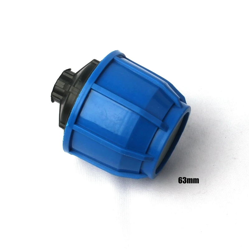 1pc 63mm PE Water Pipe Connectors Farm Agricultural Irrigation System Supply Tube Fittings Garden Quick Connector | Дом и сад