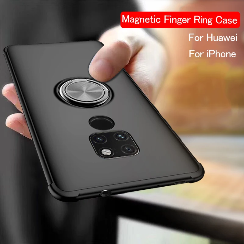 Магнитный адсорбционный чехол для телефона Huawei P30 P20 Mate 20 10 Pro Lite Honor 8X Max 9i V10 Play Nova 3