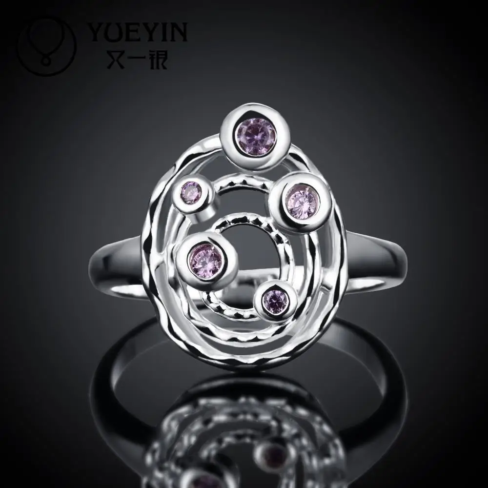 Новое поступление капля воды Серебряный кольца для женщин с Ювелирное Украшение