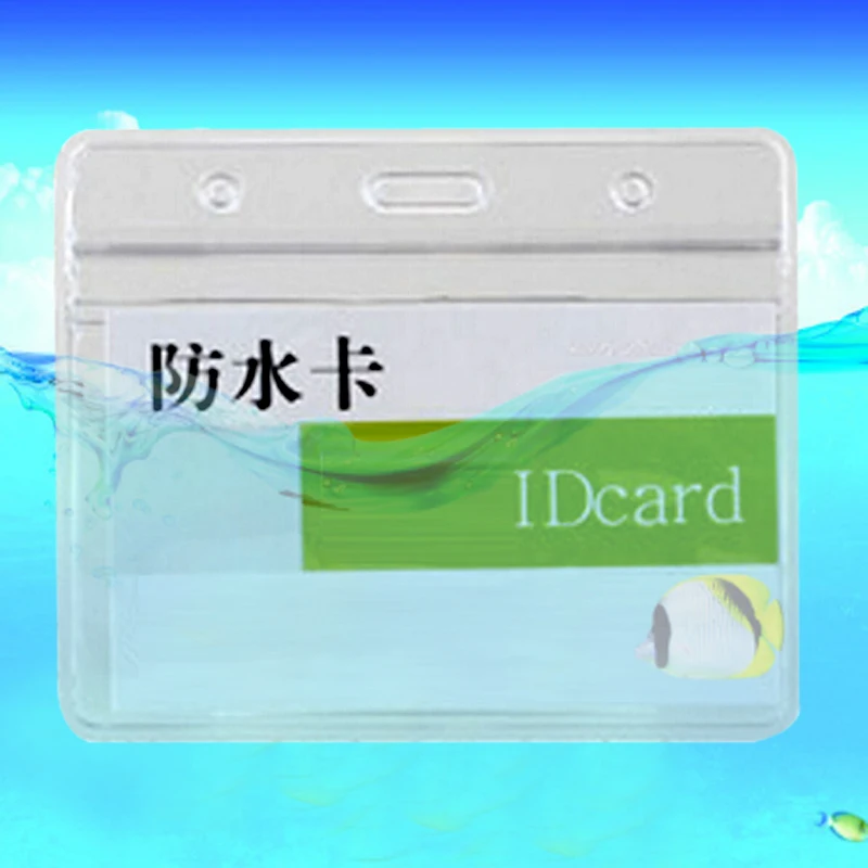 Мягкий прозрачный пластиковый горизонтальный значок для офиса 20 шт.|officer badge|badge