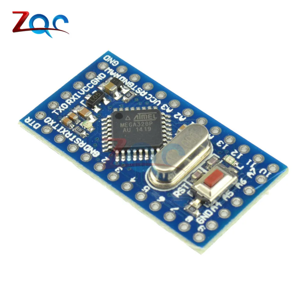 Модуль Pro Mini Atmega328 ATMEGA328P модуль 5 в 16 МГц с кварцевыми осцилляторами замена ATMEGA128