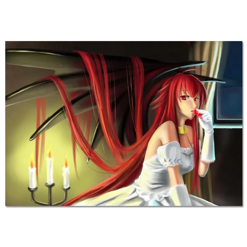 Школьная DxD BorN постер на заказ холст художественная отделочная ткань для дома
