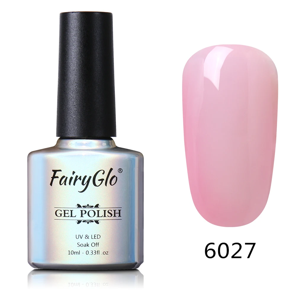 6027 FairyGlo 10 мл 3 в 1 гель для ногтей длинный последний УФ-гель для ногтей один шаг Гибридный гель лак не нужно базовое верхнее покрытие лаковый гель - Цвет: 6027