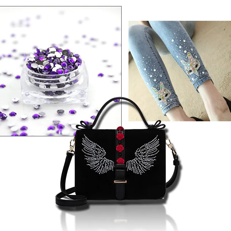 5 мм 14 граней разноцветные круглые стразы из смолы с плоской основой камни