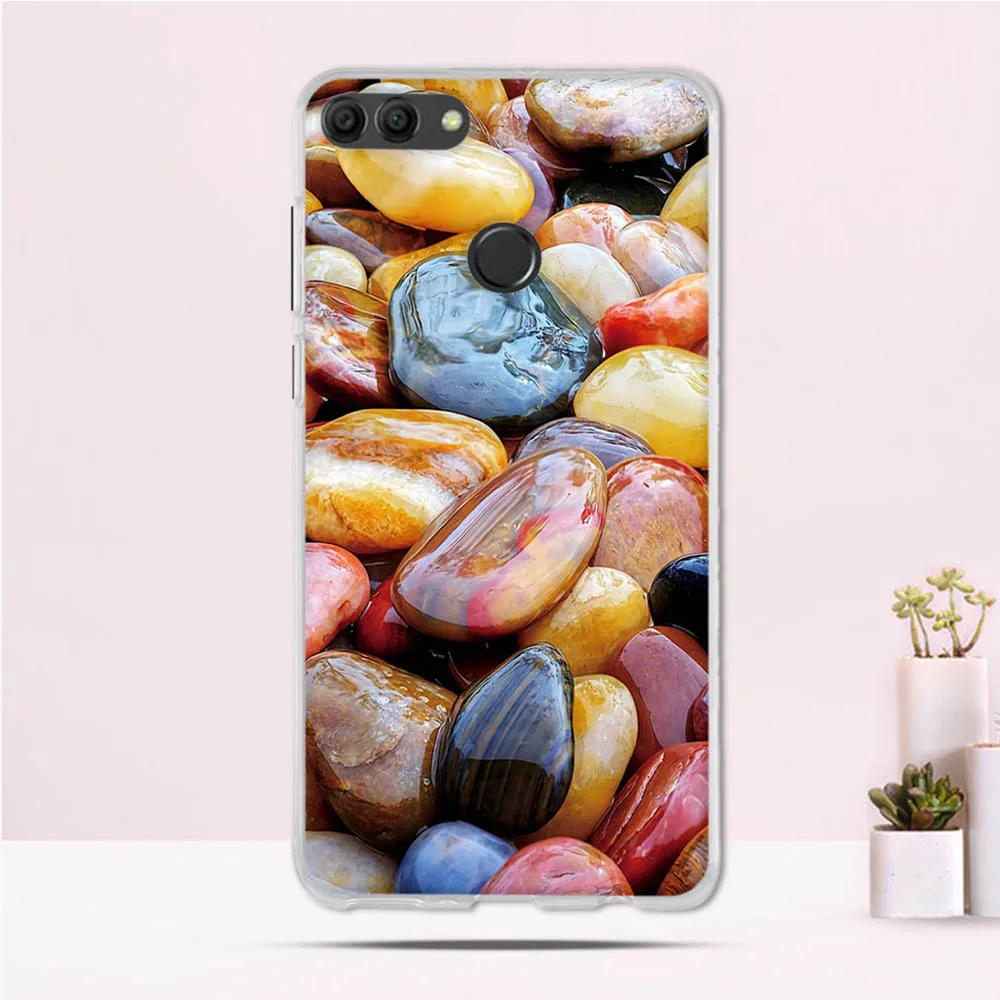 Чехол для Huawei Y9 2018 Силиконовый ТПУ защитный милый чехол с рисунком Enjoy 8 Plus Y 9