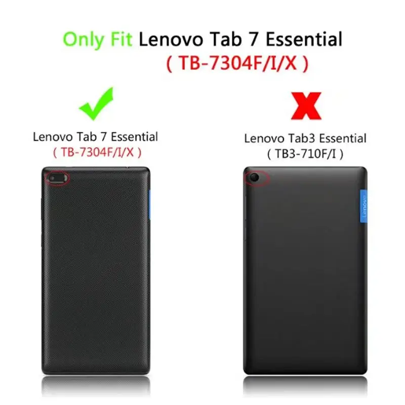 Чехол для Lenovo TAB7 Tab 7 Essential TB 7304F 7304I 7304X &quotзащитный чехол Smart PU Кожаные чехлы