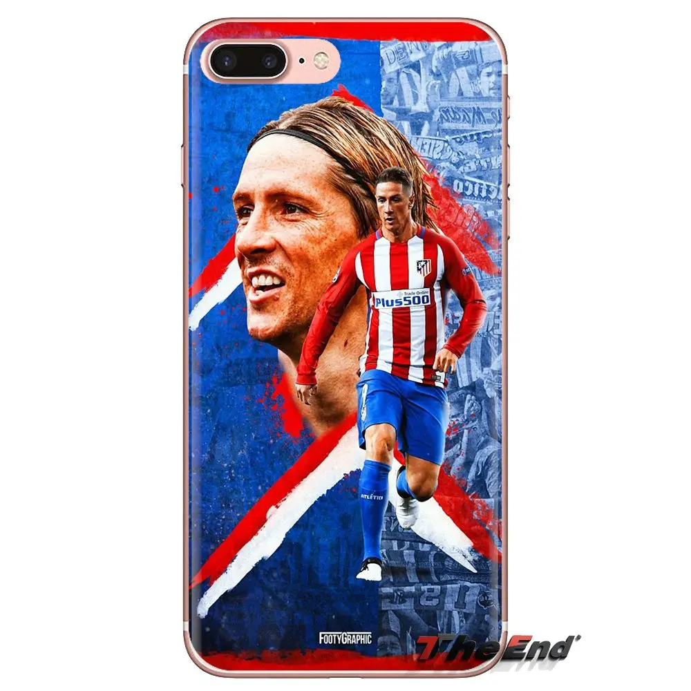 footballer Fernando Torres Transparent Soft Shell Covers For Xiaomi Redmi 4A S2 Note 3 3S 4 4X 5 Plus 6 7 6A Pro Pocophone F1 |