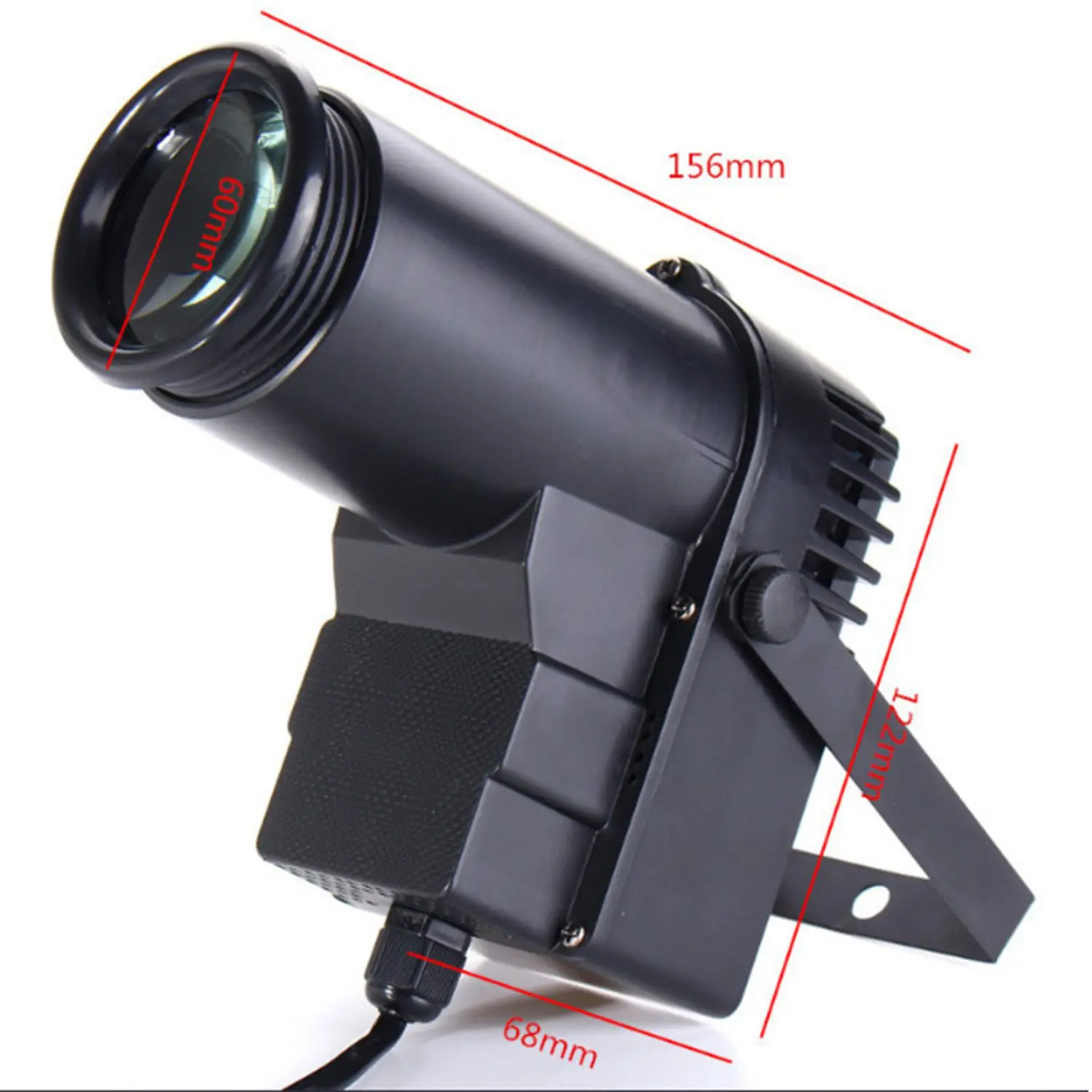 LED Stage Lighting Pin spot Beam Spotlight Professional DJ/DISCO/Party/KTV Backlight Light AC110-240V 30W Black EU Plug | Лампы и