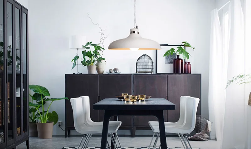 Простой современный подвесной светильник в скандинавском стиле офисная мебель