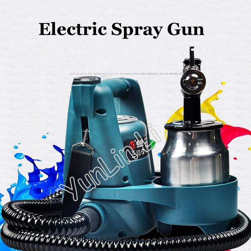 800W Electric Spray Gun Latex Paint Spraying Machine Nozzle 1.0mm Handheld Anti-rust Spraying Tools HD3010
