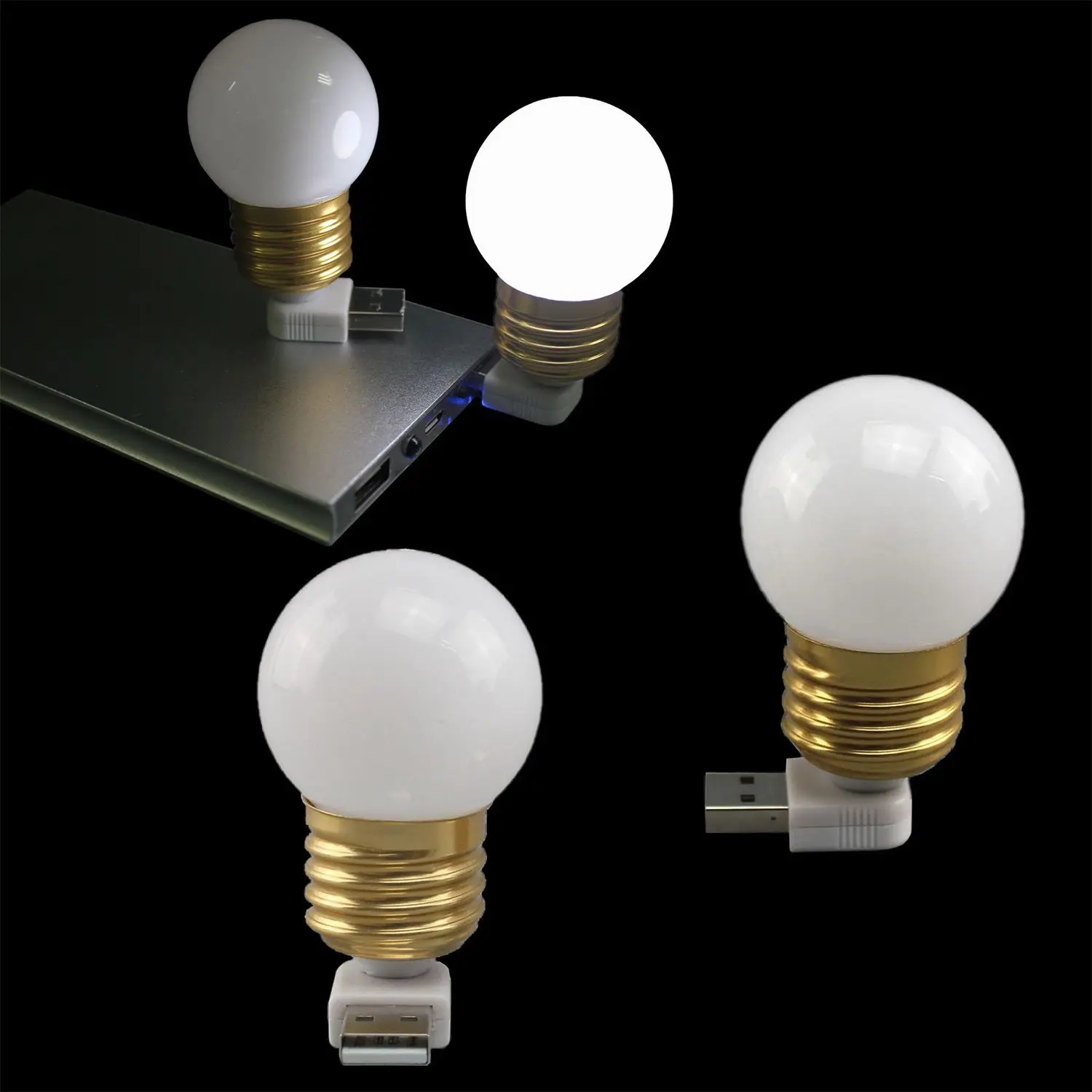 Большие распродажи USB LED лампочка Мини ночник светодиодная на настольную лампу для ноутбука, настольную лампу, зажимную лампу, гибкую USB наружную фонарик, аварийную лампу.