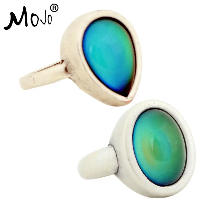 

2PCS Vintage Ring Set of Rings on Fingers Mood Ring That Changes Color Wedding Rings of Strength for Women Men Jewelry RS047-010