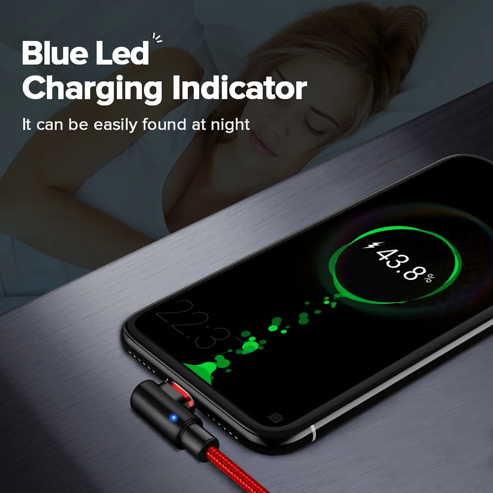 Кабель CELBRO для зарядки USB Type A C/Micro 3A магнитный в нейлоновой оплетке 1 2 метра|Кабели