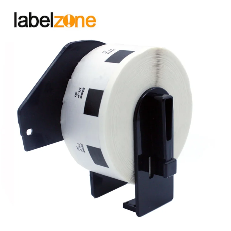1Rolls DK-11221 23mm x Die-cut Thermal Paper Compatible for Brother Label Printer White DK11221 DK 221 | Компьютеры и офис