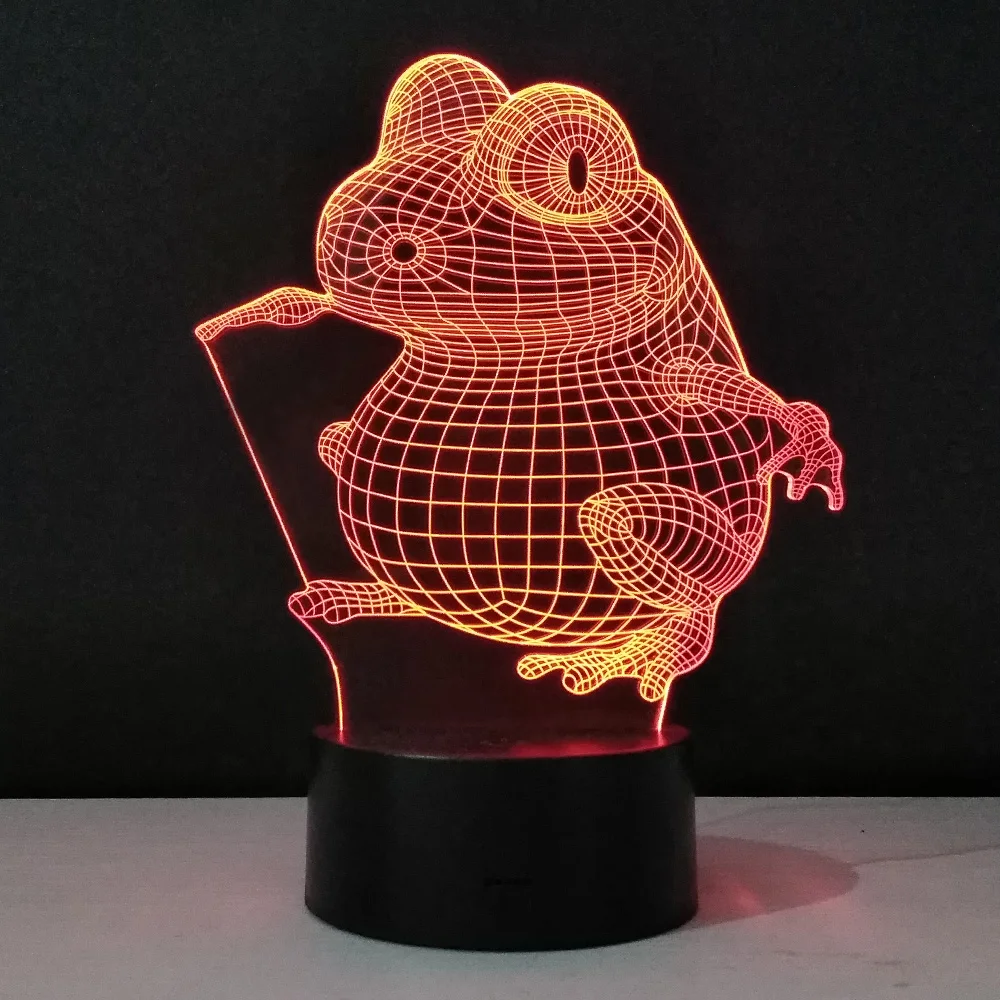 3D luces led decoracion lampada 7 цветов сменный Ночной свет светильник ing lamp lamparas Indoor Veilleuse nightlamp