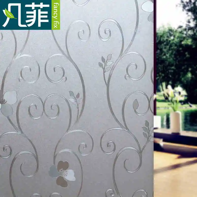 FANCY-фиксирующая матовая оконная пленка уединение для гостиной статическая