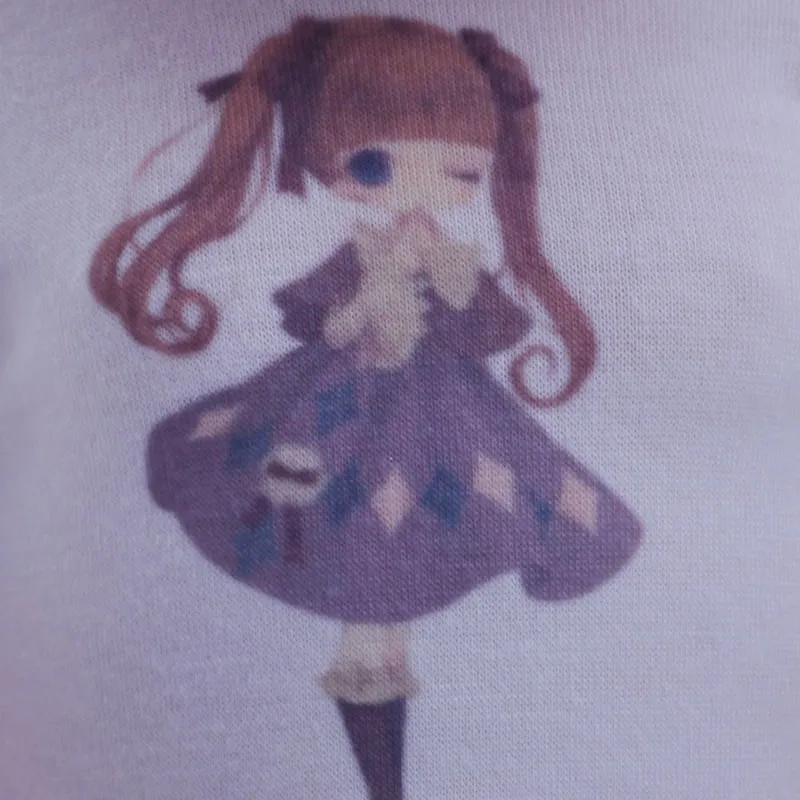 LUCKDOLL белая короткая футболка с принтом подходит для 18 дюймов американский размер