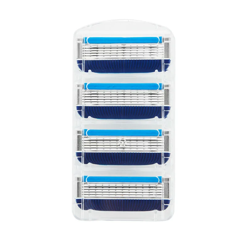 4 шт./упак. бритвенное лезвие для мужчин забота о лице безопасность бритья