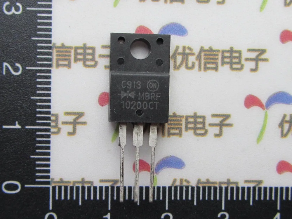 20pcs High quality NEW DIP MBRF10200CT MBR10200 Schottky diodes 10A / 200V TO-220 | Электронные компоненты и
