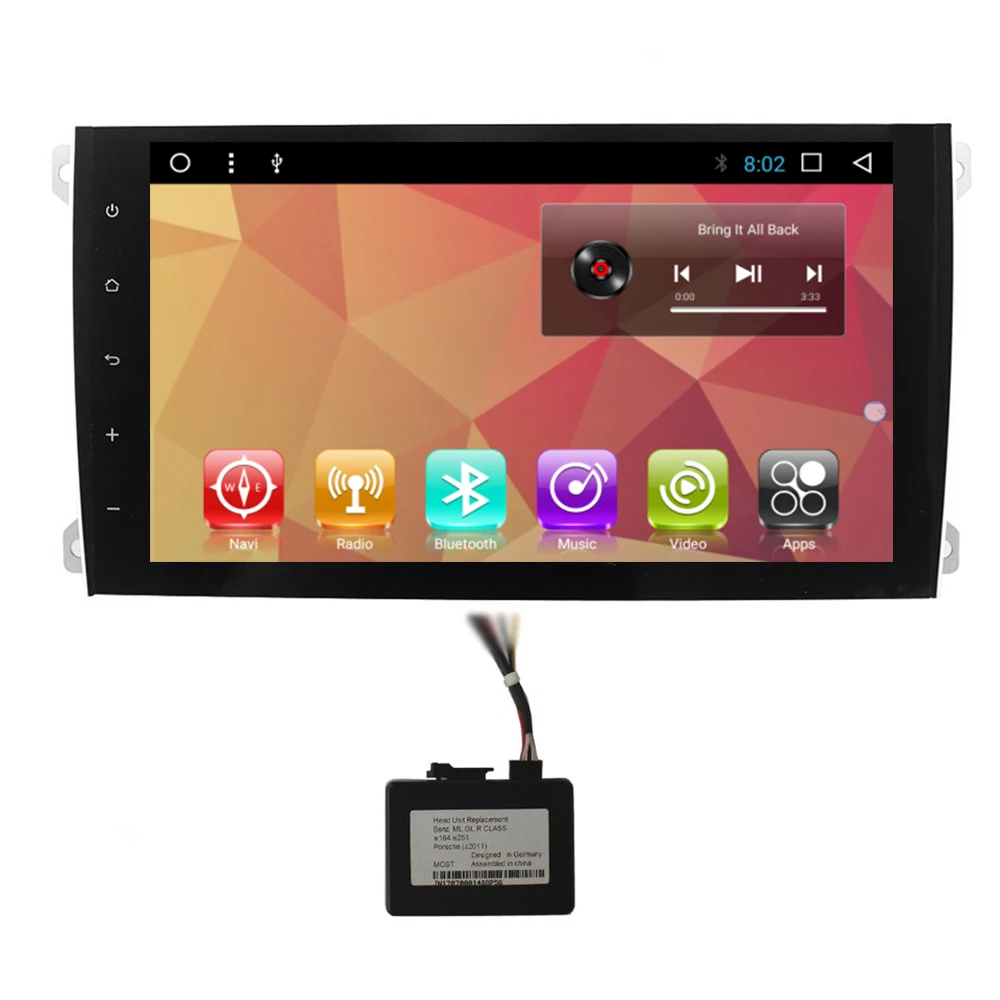 Android 7 1/8 0 автомобильный Радио плеер GPS Navi для Porsche 911 997 Cayman 987 2005 2008 Boxster 2012 головное