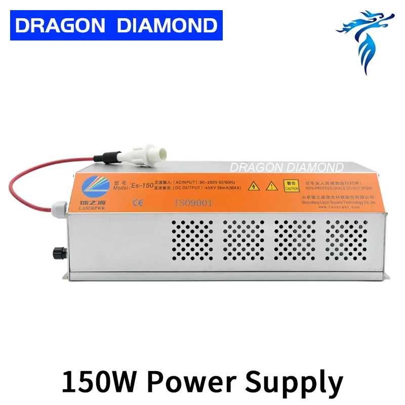 DRAGON DIAMOND EFR 150 Вт CO2 лазерный источник питания ES150 для лазерного гравера лазерная