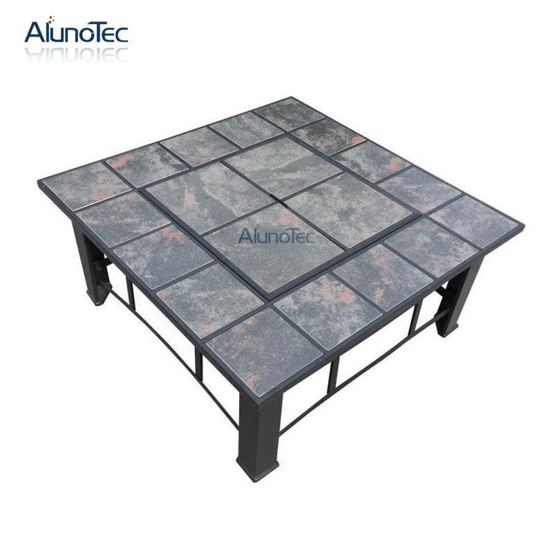 Alunotec патио 32 &quotкостра металлическая плита шашлычный гриль барбекю обогреватель
