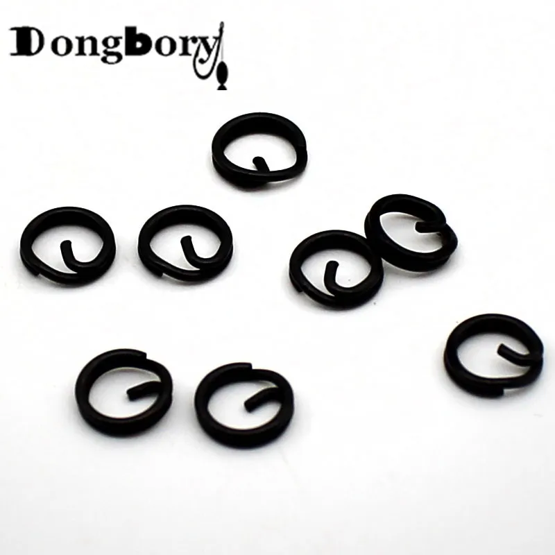 100 шт. аксессуары для ловли карпа Q Ring круглые Быстросменные звенья O Rig поворотные