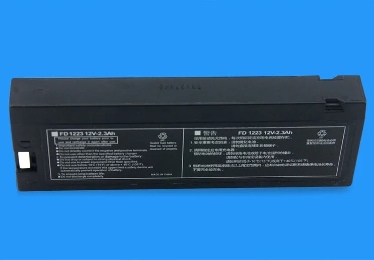 5 шт./лот новые аксессуары Mindray MEC1000/2000/7000/8000 батарея 12V2.3Ah с CE утвержден |