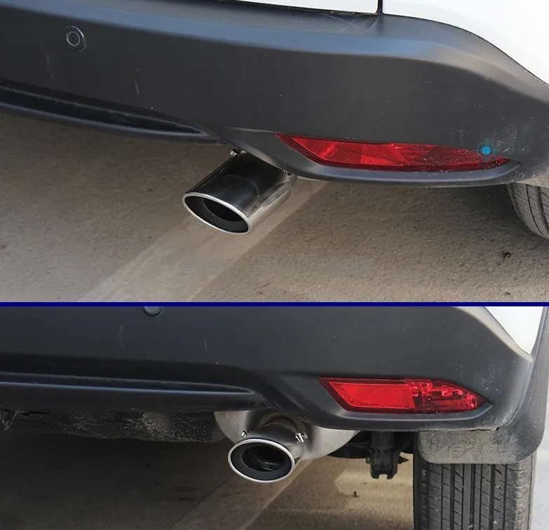 

For Honda VEZEL HR-V 2014 2015 2016 Stainless steel exhaust muffler tip Pipe