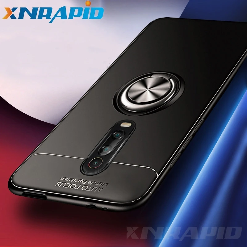 Для Xiaomi Mi 9T Pro Чехол Mi9T кольцевой держатель Мягкая Матовая силиконовая задняя