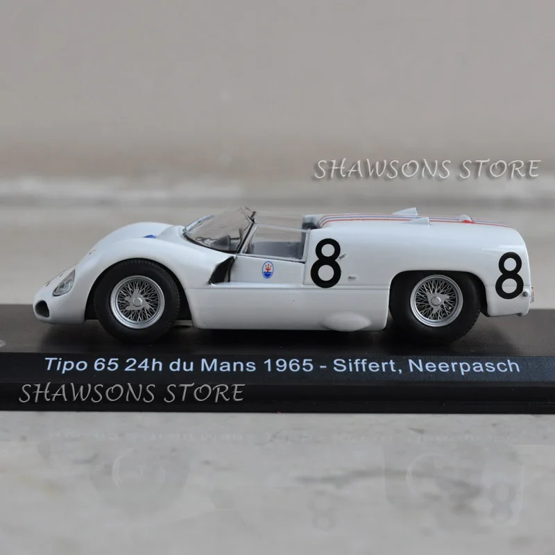 Модели Игрушек LEO 1:43 винтажный гоночный автомобиль Maserati Tipo 65 24h du Mans 1965 копия