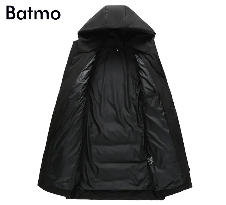 Batmo 2018 Новое поступление зимние высокого качества 80% белая утка вниз пуховики для