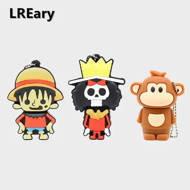 Mini Lovely monkey флеш диск usb 2 0 U disk Luffy Brook 4g 8g pendrive 16g 32g карта памяти с