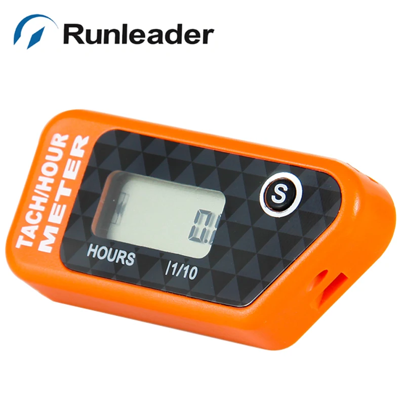 Цифровой переустановка индуктивный тахометр счетчик часов для газового