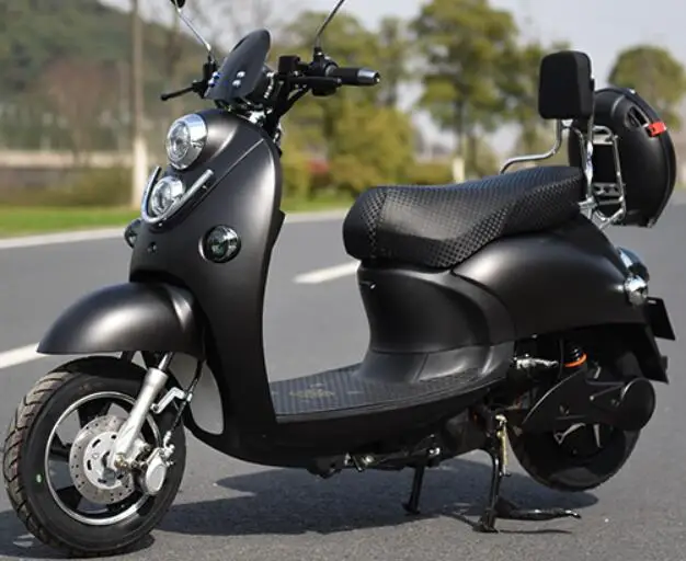 Black 72V Электрический мотоцикл, много стилей, светодиодный, водонепроницаемый, кожа, подушка, двойной дисковый тормоз, демпфирование, 1200 кВт, 60 В, 72 в, мопед, для взрослых - Цвет: Black 72V