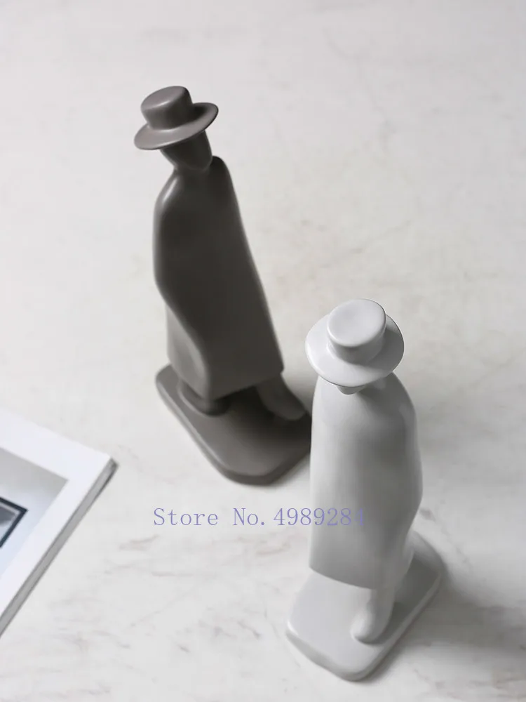 Творческая скульптура Mr. Hat современные абстрактные домашние декоративные