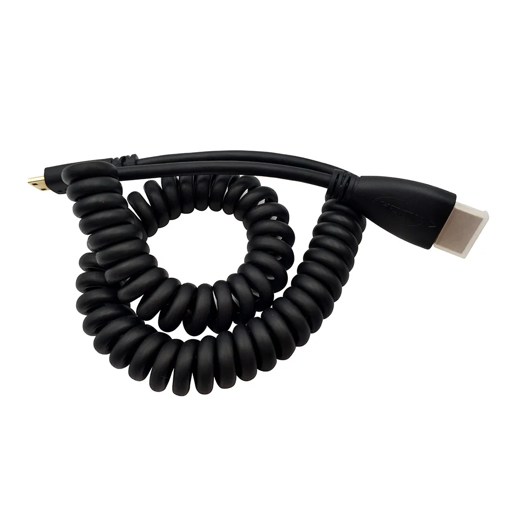 DANSPEED 10 футов 3 м HDMI к кабель 1080P HDTV Mini Соединительный спиральный HEC шнур|3m hdmi|mini hdmihdmi
