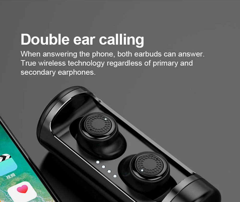 OVEVO, Q63, HiFi, двойной TWS, Bluetooth 5,0, наушники, зарядка, 3D стерео гарнитура, IPX5, водонепроницаемые спортивные наушники для телефонов