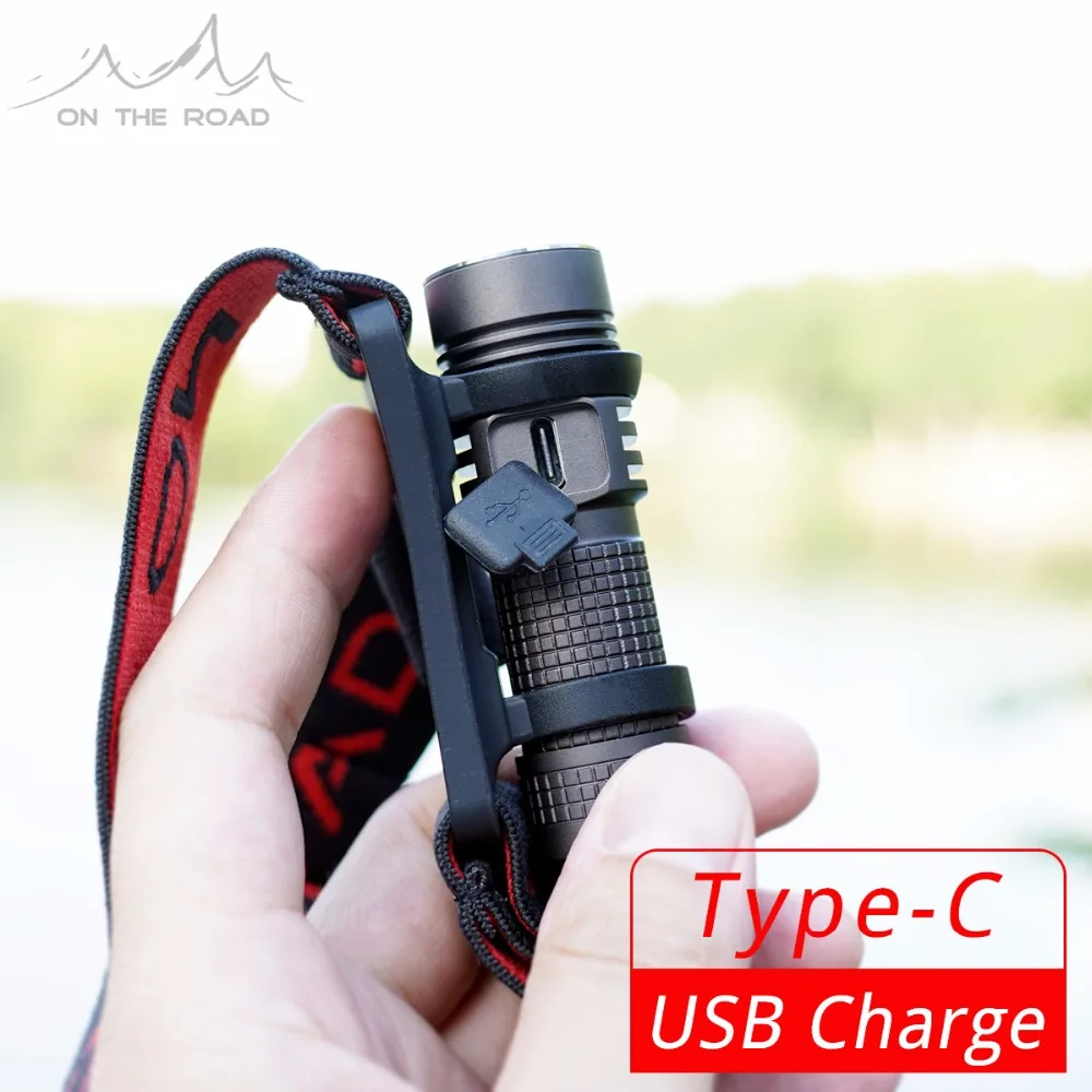 Налобный фонарь M3 Pro HL светодиодный с прямой зарядкой по USB креплением на голову