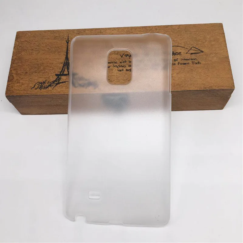 Жесткий матовый прозрачный чехол для Samsung Galaxy Note Edge N9150 N915 SM N915f Frosted Shield Phone Back Half