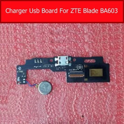 

Плата зарядного устройства USB Jack для ZTE Blade A603 BA603, Micro usb-порт для док-станции, Соединитель с гибкой лентой с микрофоном, вибратором, запасные части