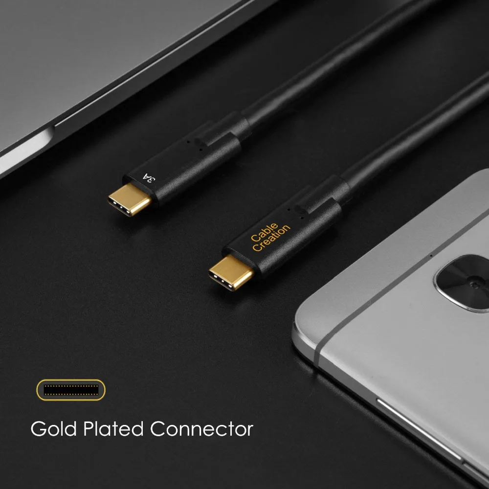 Кабель USB 3 1 типа C Gen 2 кабель CableCreation 10 Гбит/с со встроенным чипом E Marker совместим с