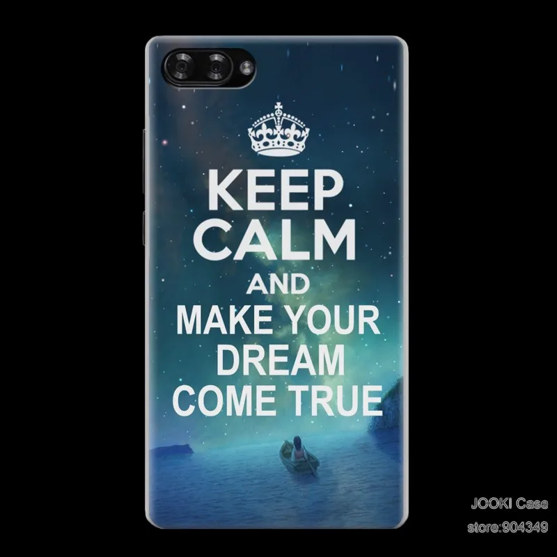 JOOKI чехол Bluboo S1 чехол пластиковый защитный чехол s для Fundas Bluboo S1 Чехлы Прозрачная Тонкая задняя крышка милый розовый узор - Цвет: 1 piece Case